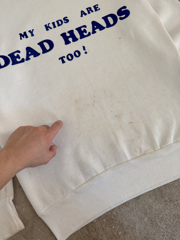 1980s "My Kids Are Dead Heads Too!" Sweatshirt (M)