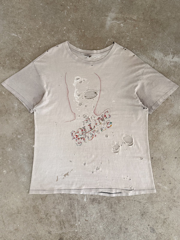 1981 Rolling Stones "Tattoo You" Faded Thrashed Tee (L)
