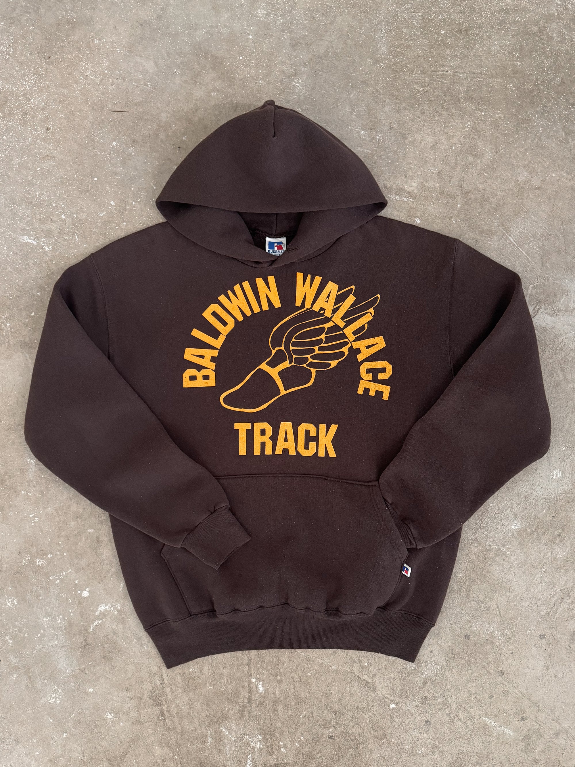 1990s Russell "Baldwin Wallace Track" Hoodie (M)