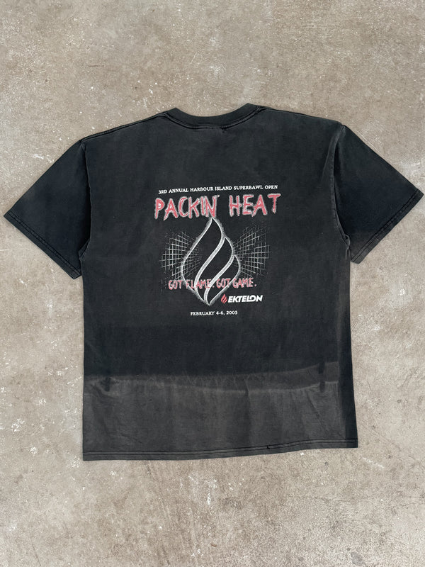 2000s "Packin' Heat" Sun Faded Tee (XL)