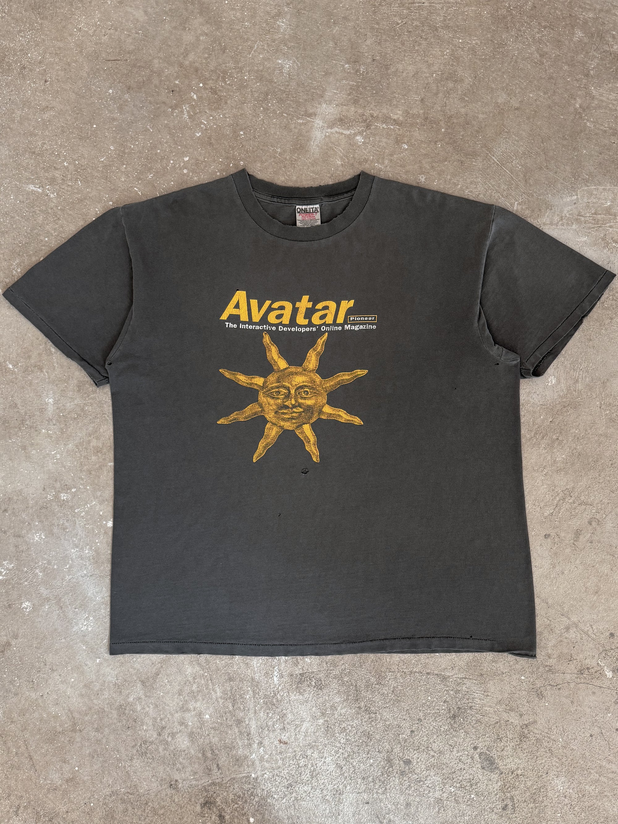 Mid 90s "Avatar Magazine" Faded Tee (XL)
