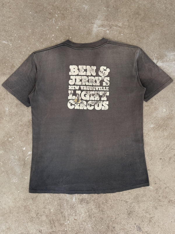 1990s "Ben & Jerry’s Light Circus" Faded Tee (L)