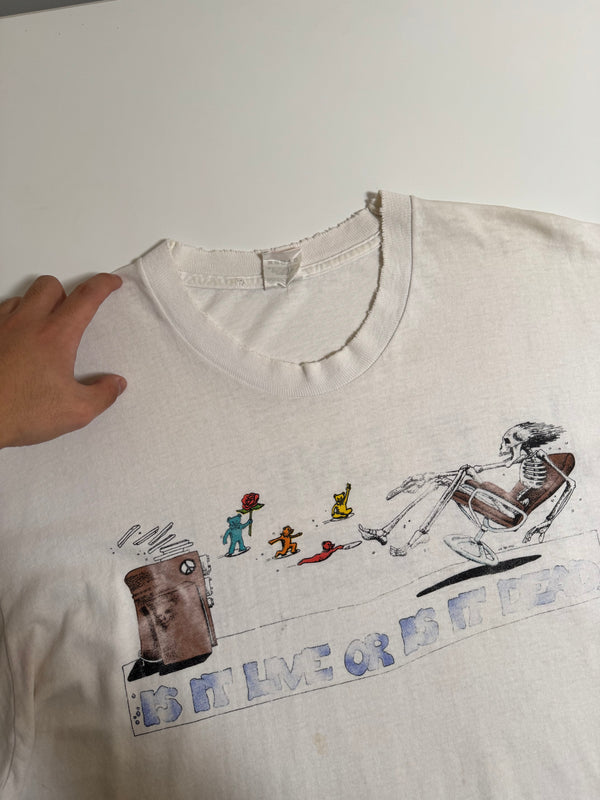 Early 90s Grateful Dead "Is It Live, Or Is It Dead?" Lot Tee (XL)