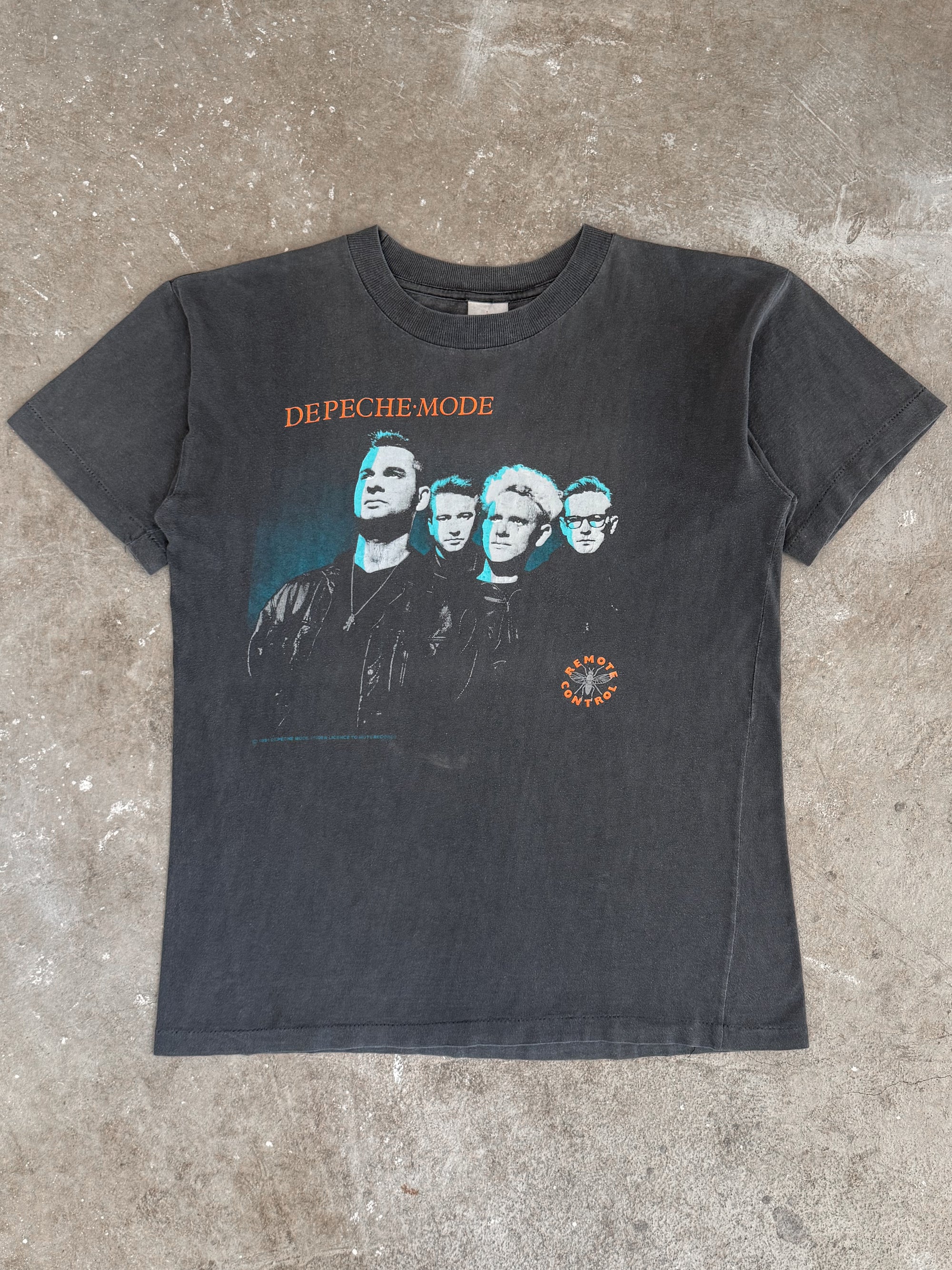 1991 Depeche Mode "Remote Control" Faded Tee (M)