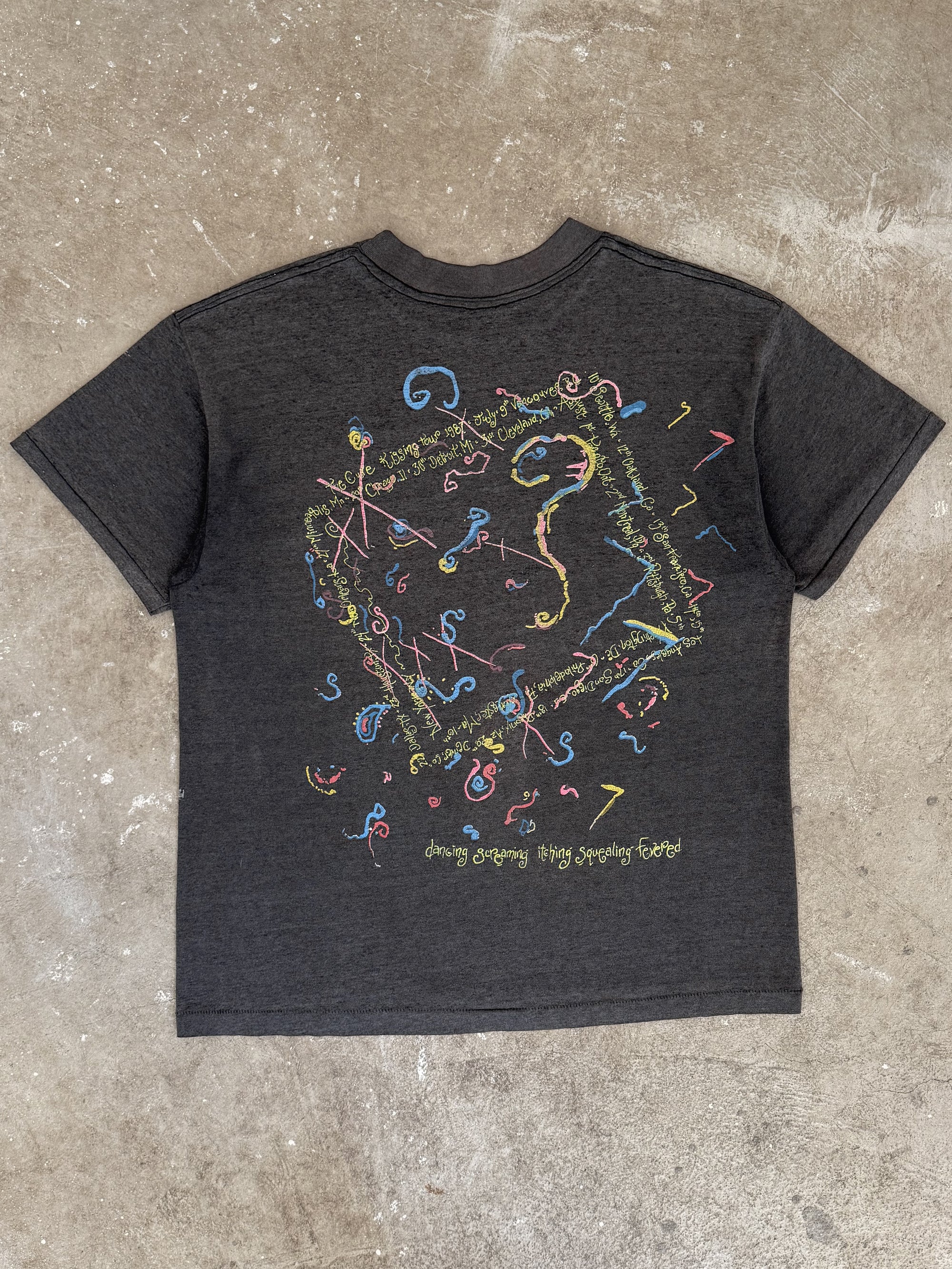 1987 The Cure "Kiss Me Kiss Me Kiss Me" Tee (M)
