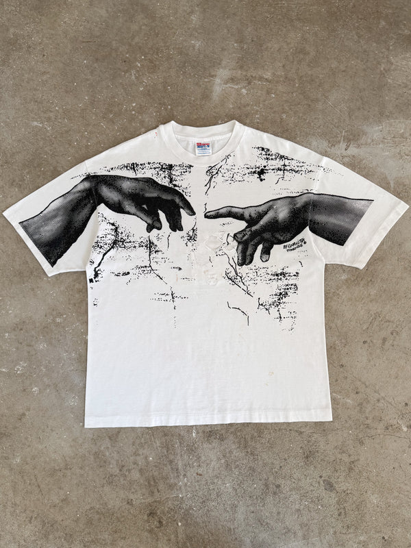 Mid 90s Michelangelo "The Creation of Adam" Tee (XL)