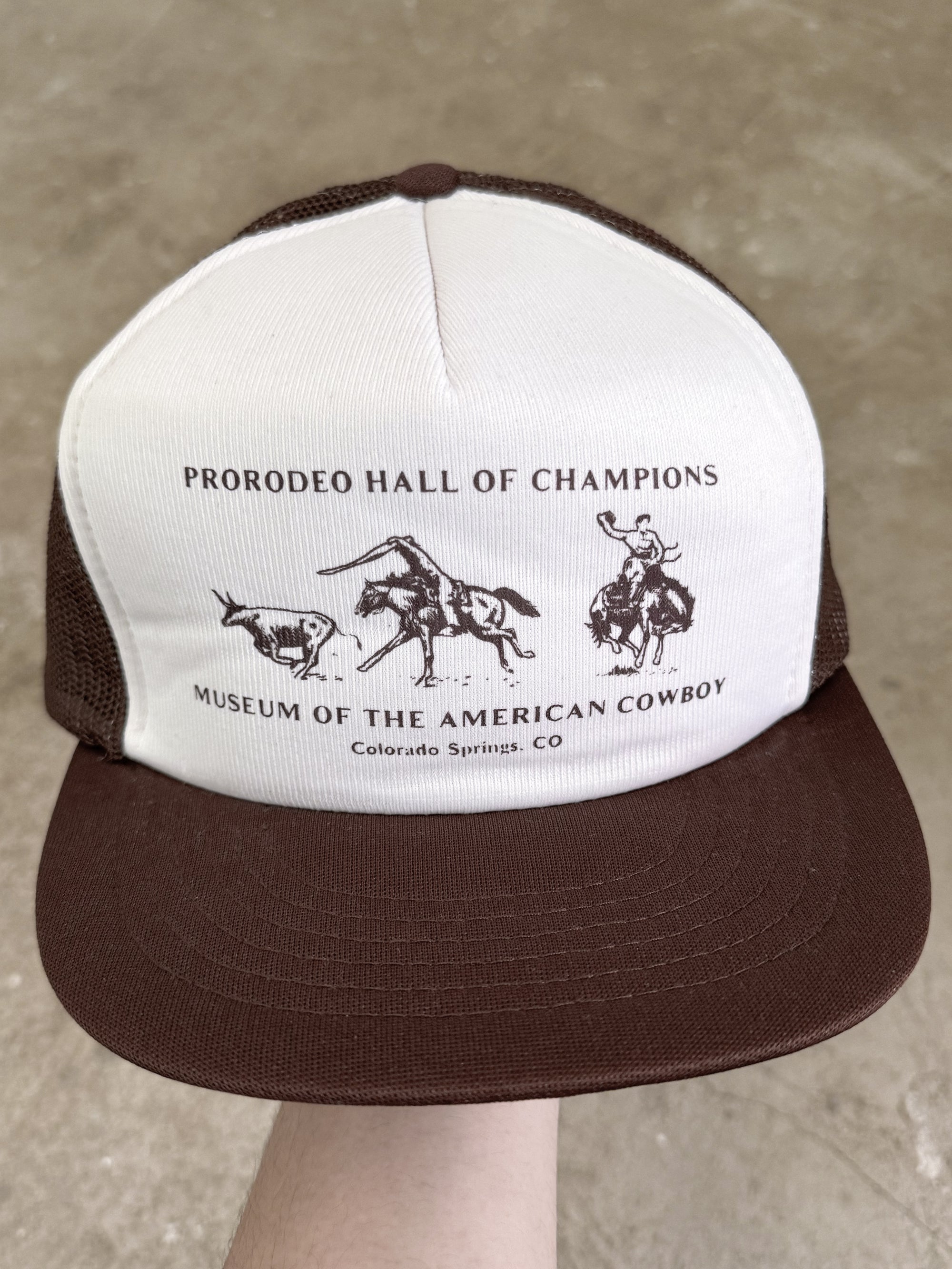 1980s "Pro Rodeo Hall of Champions" Trucker Hat
