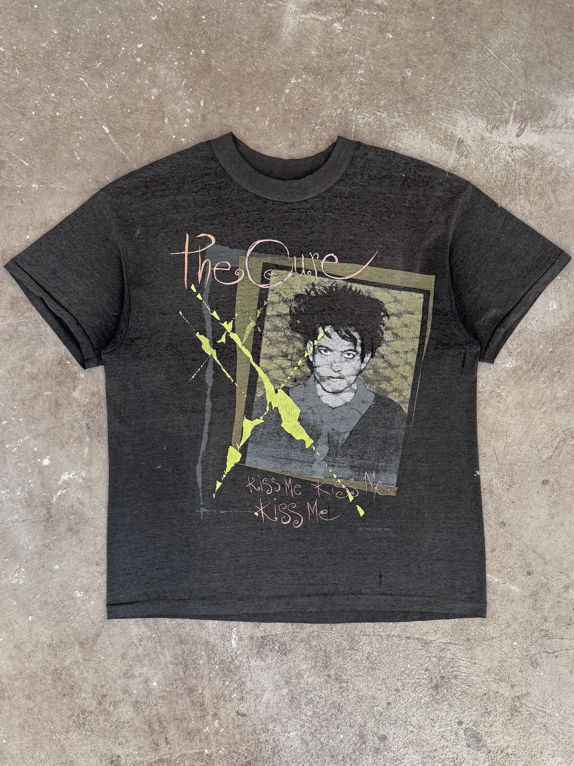 1987 The Cure "Kiss Me Kiss Me Kiss Me" Tee (M)