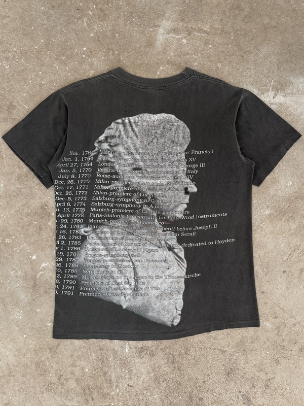 1990s "Wolfgang Amadeus Mozart" Faded AOP Tee (L)