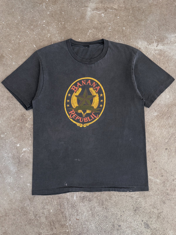 Early 90s "Banana Republic" Faded Tee (M)