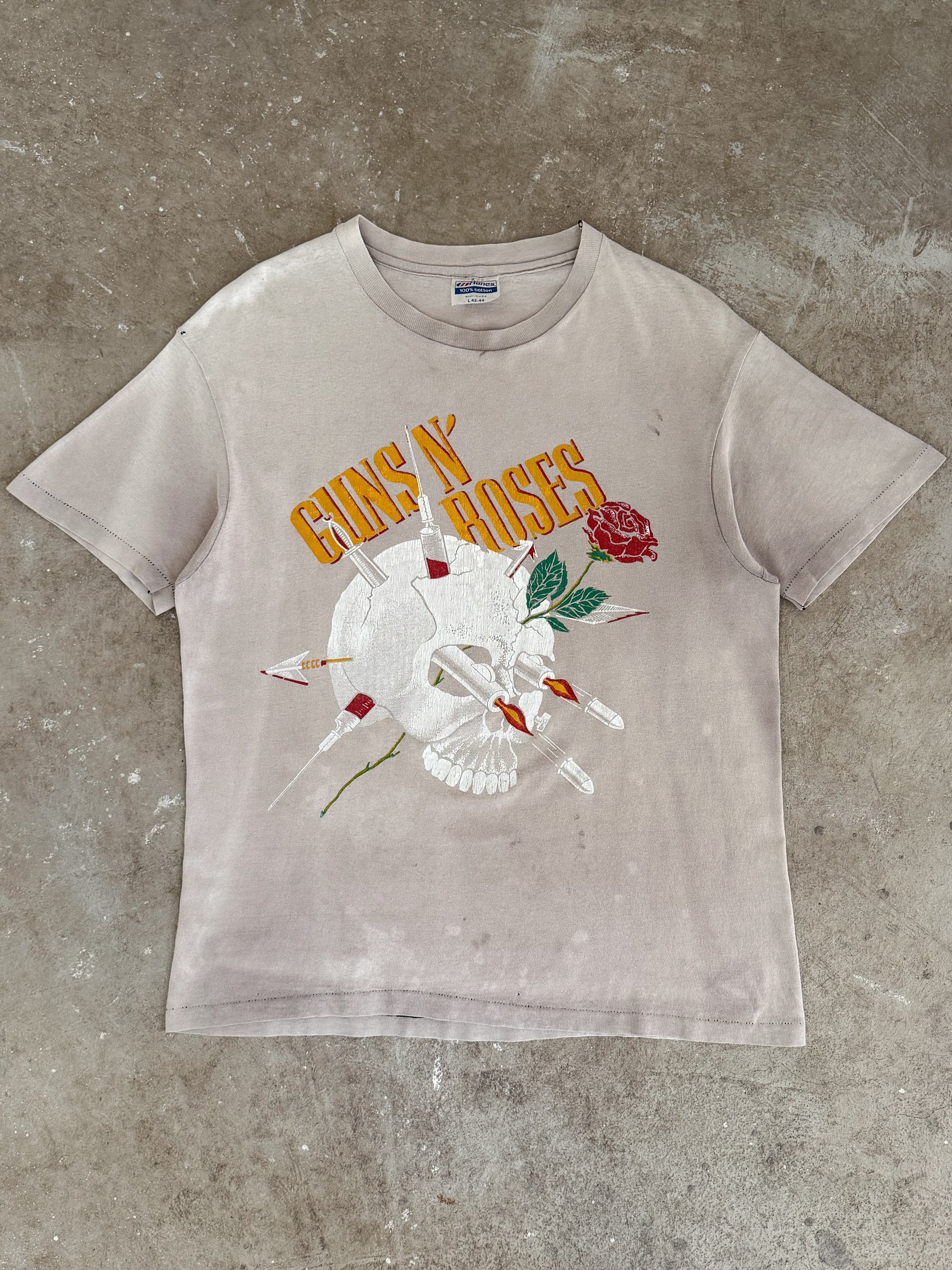 1980s Guns N Roses & Aerosmith Faded Tee (M)