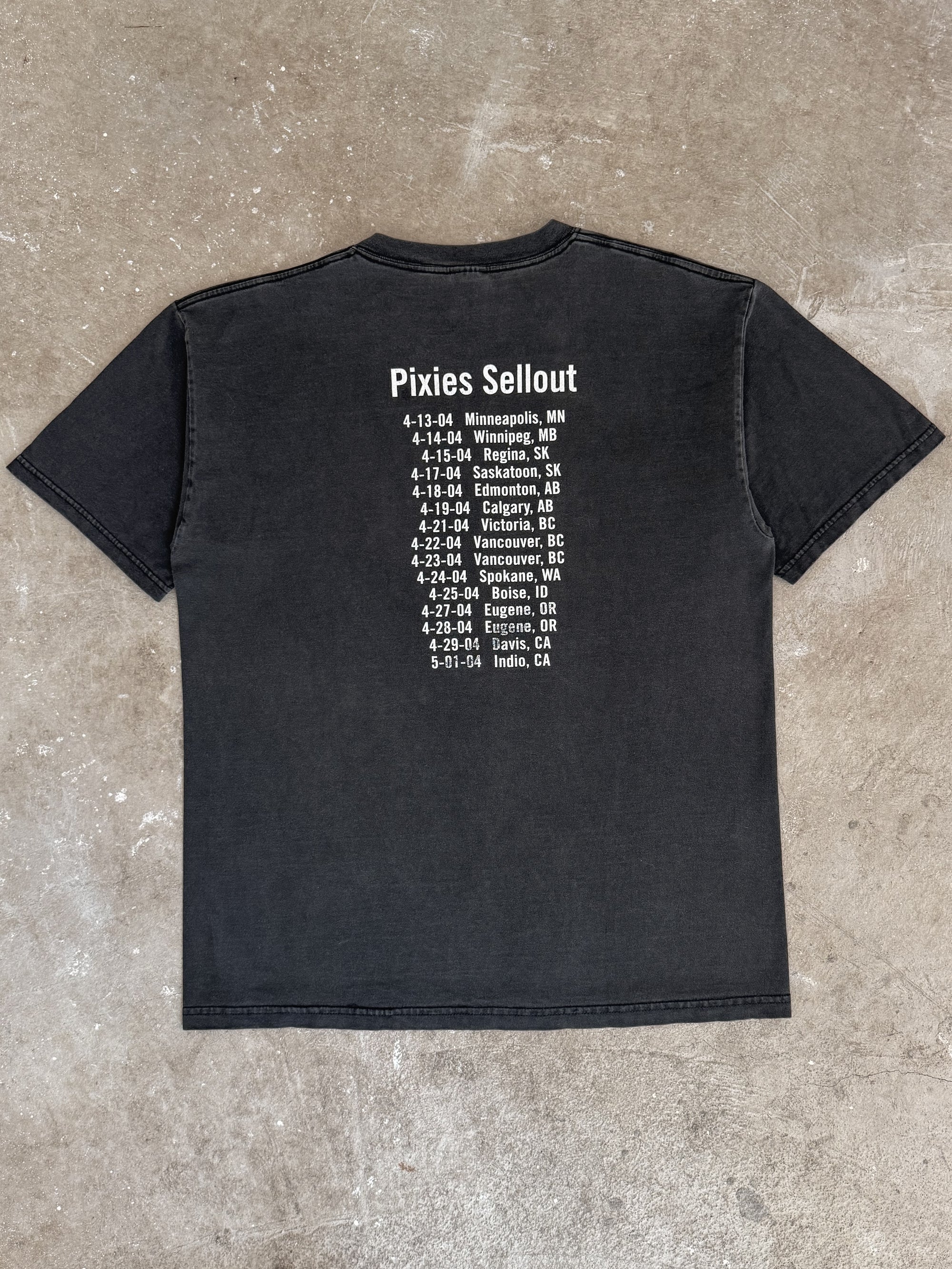 2004 Pixies "Sellout" Faded Tour Tee (L)