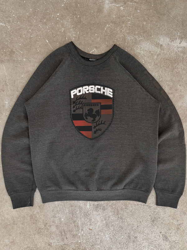 1980s "Porsche" Faded Sweatshirt (M)