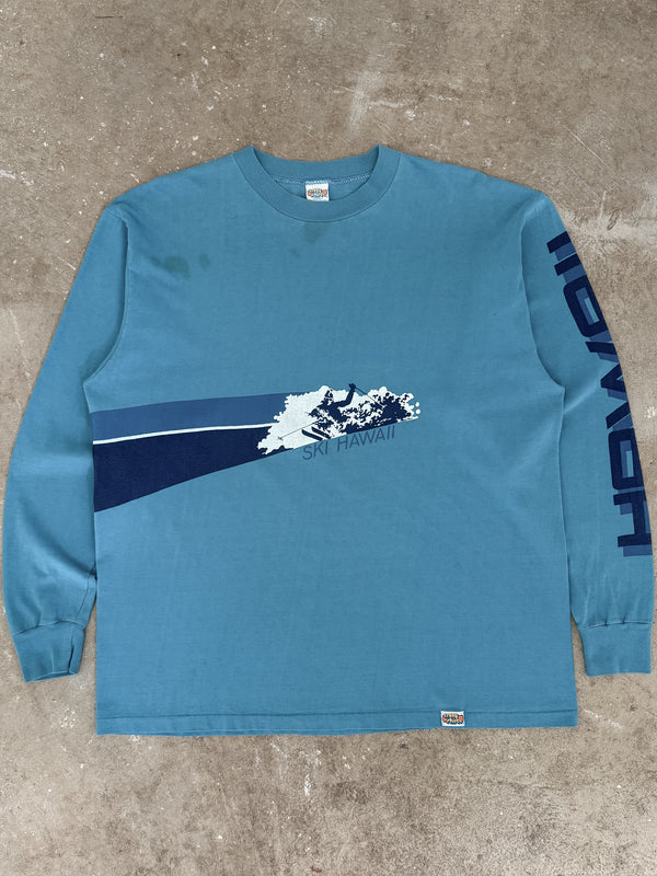 1970s/80s "Ski Hawaii" Long Sleeve Tee (XL)