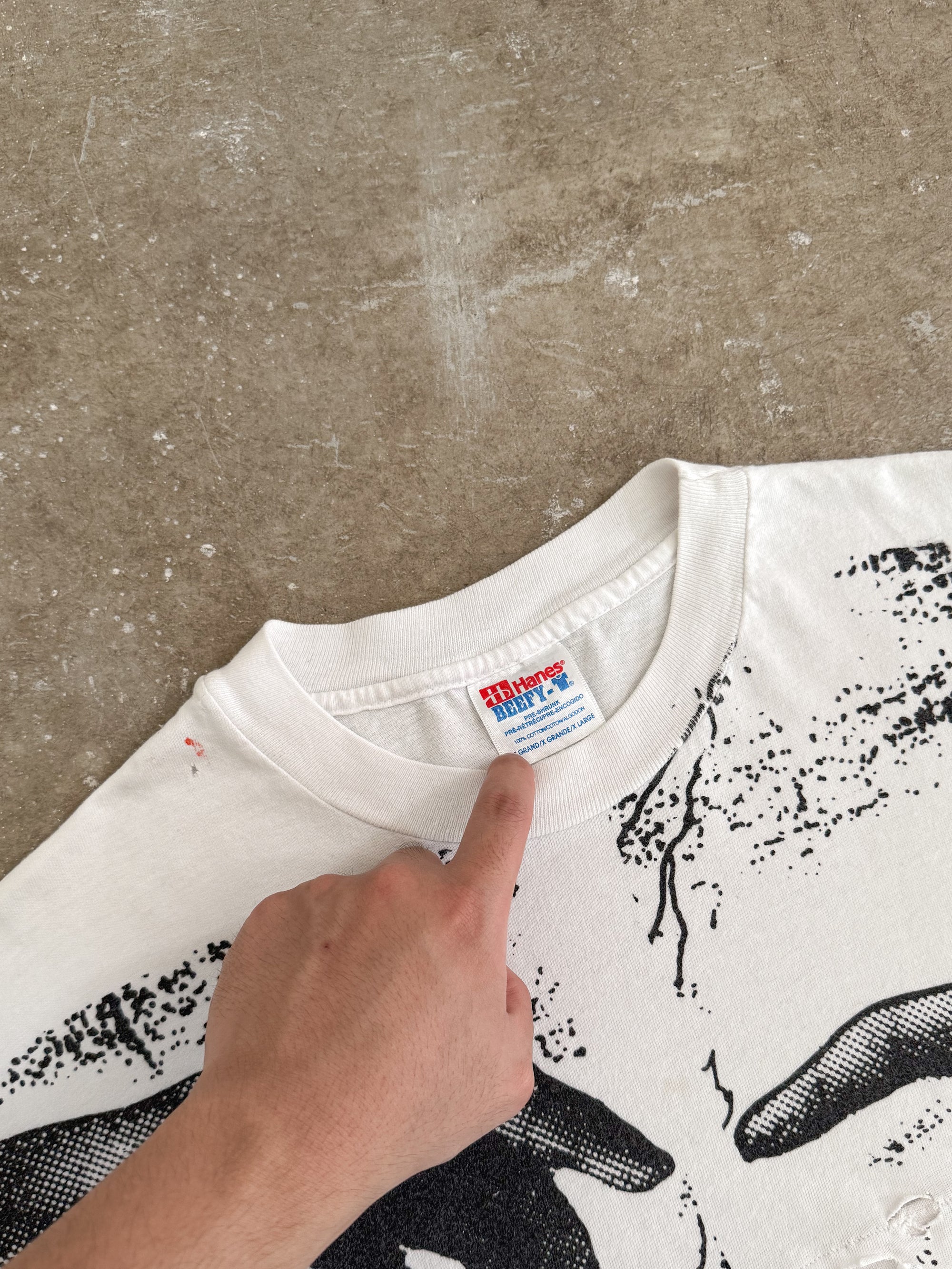 Mid 90s Michelangelo "The Creation of Adam" Tee (XL)