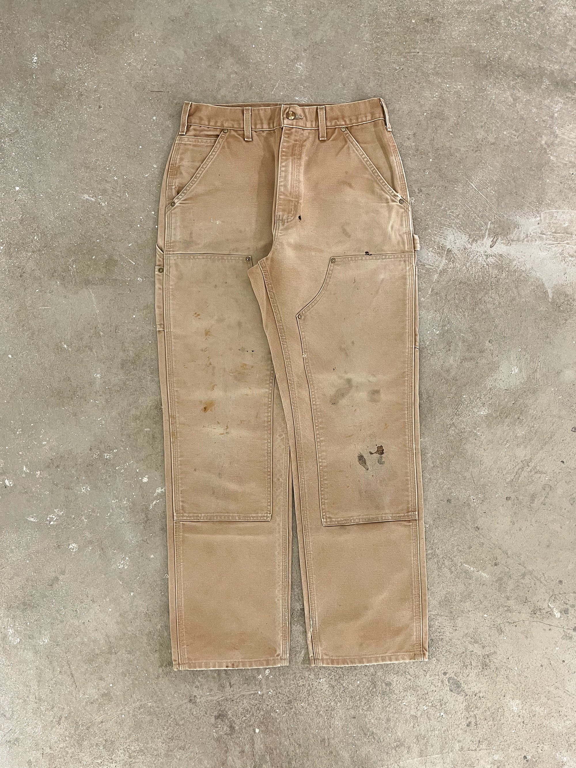 Carhartt B01 Tan Double Knee Work Pants (29X31)