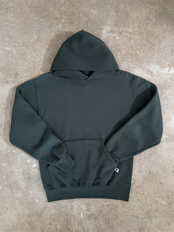 Early 00s Russell Sea Foam Blank Hoodie (XS/S)