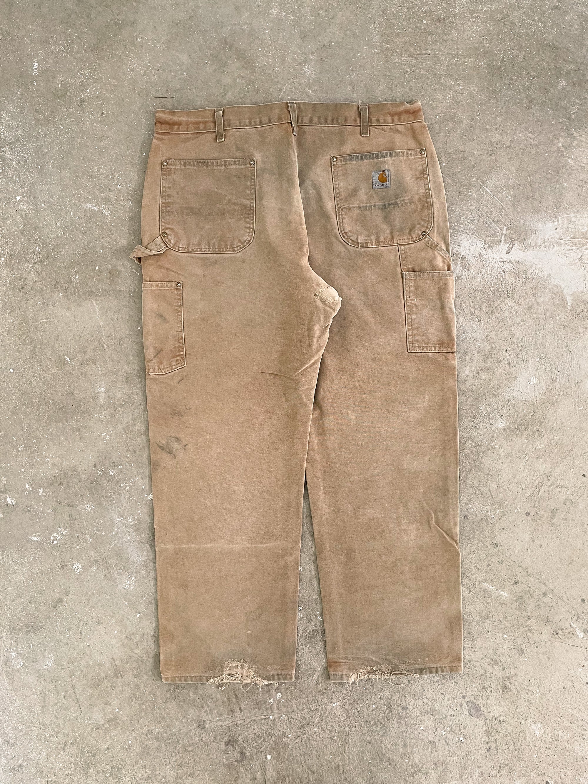 Carhartt B01 Tan Double Knee Work Pants (37X29)