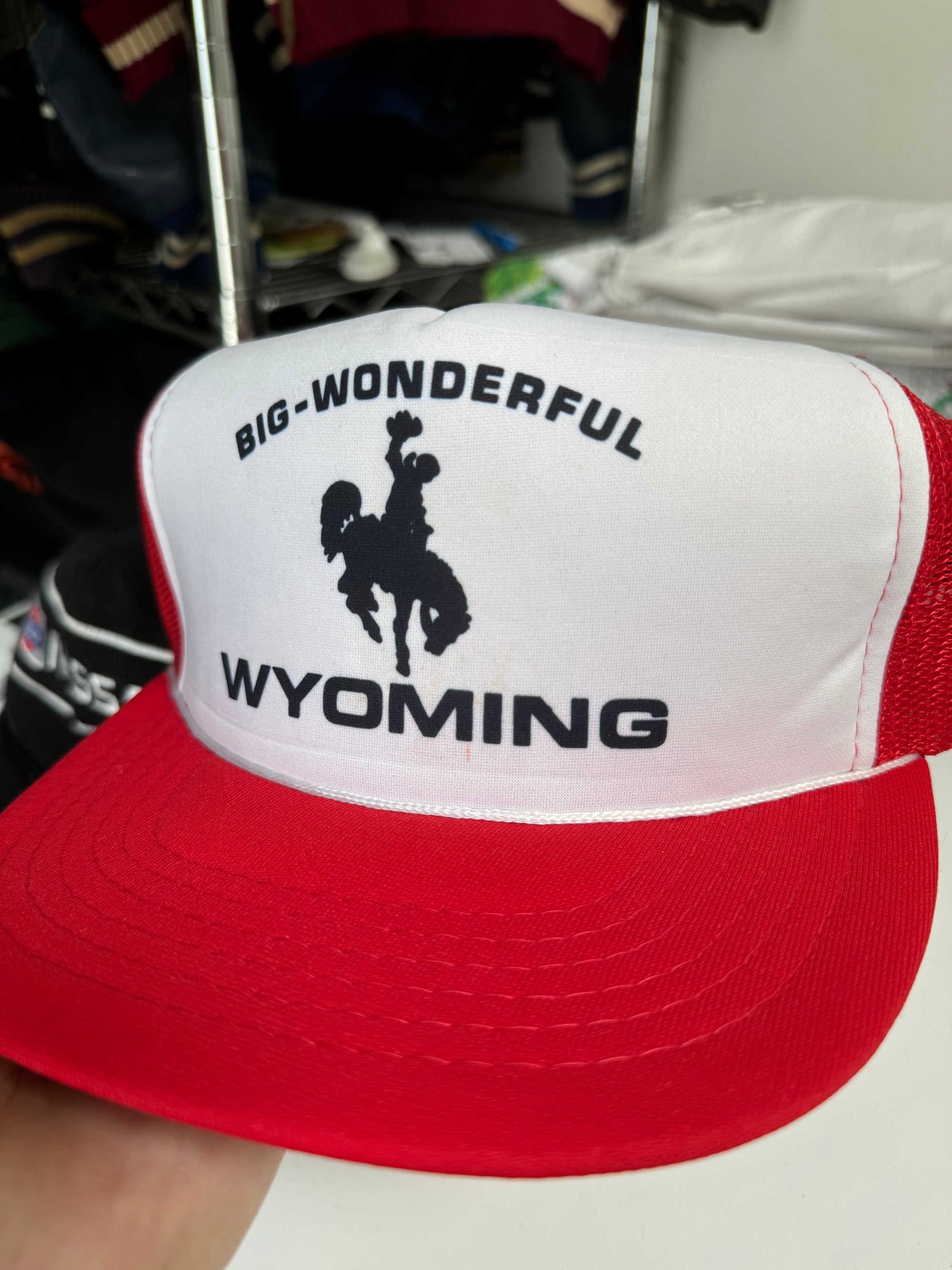 1980s "Big Wonderful Wyoming" Trucker Hat