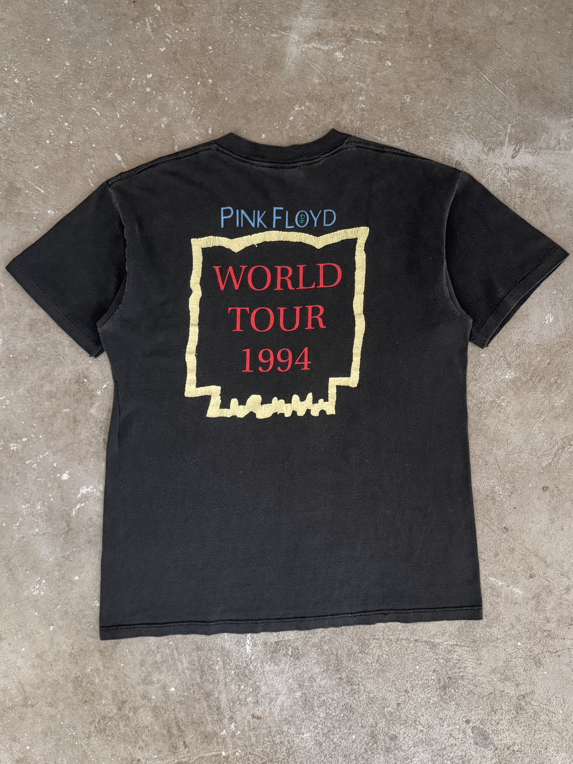 1994 Pink Floyd "World Tour" Faded Tee (M)