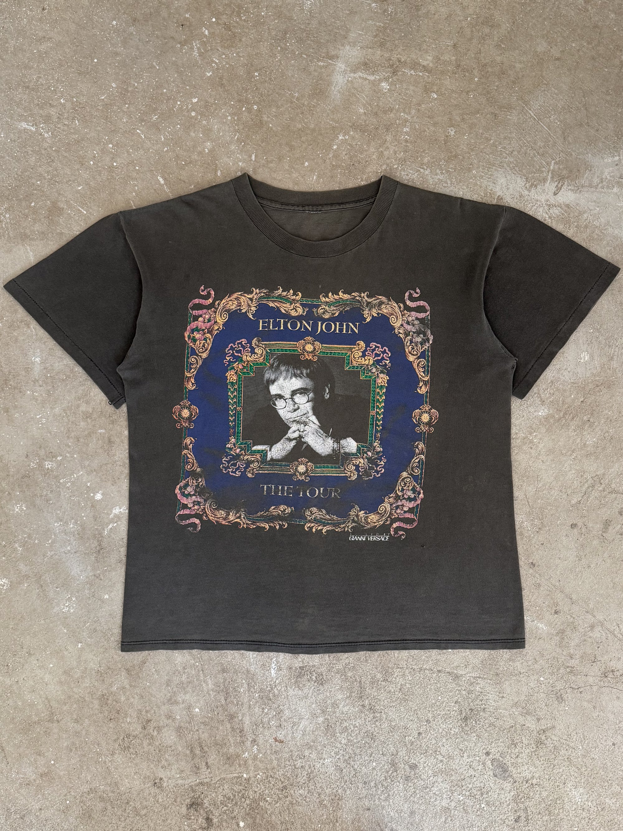 1992 Elton John "World Tour" Faded Tee (L)