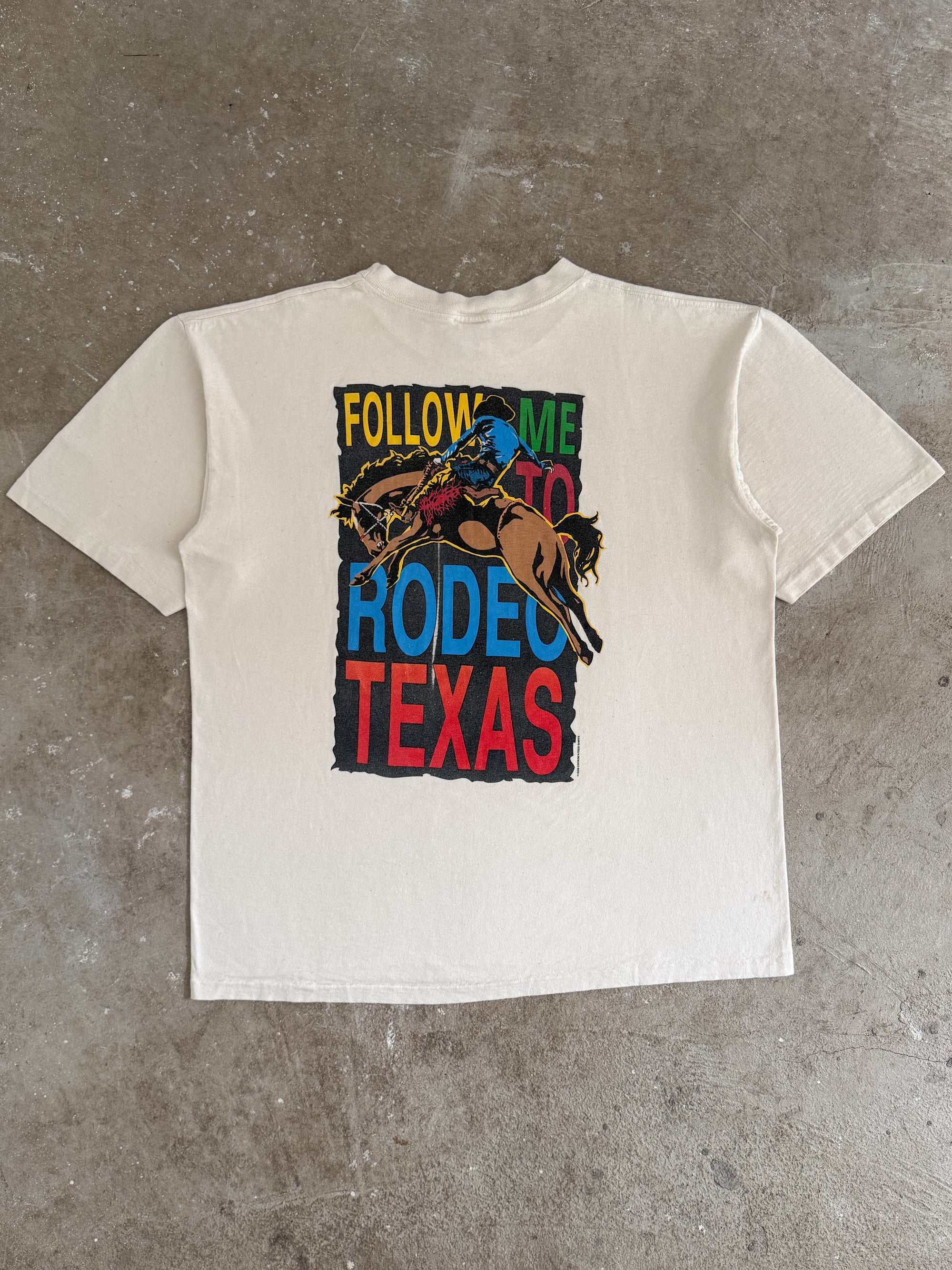 Early 90s "Where is Rodeo Texas?" Tee (L)