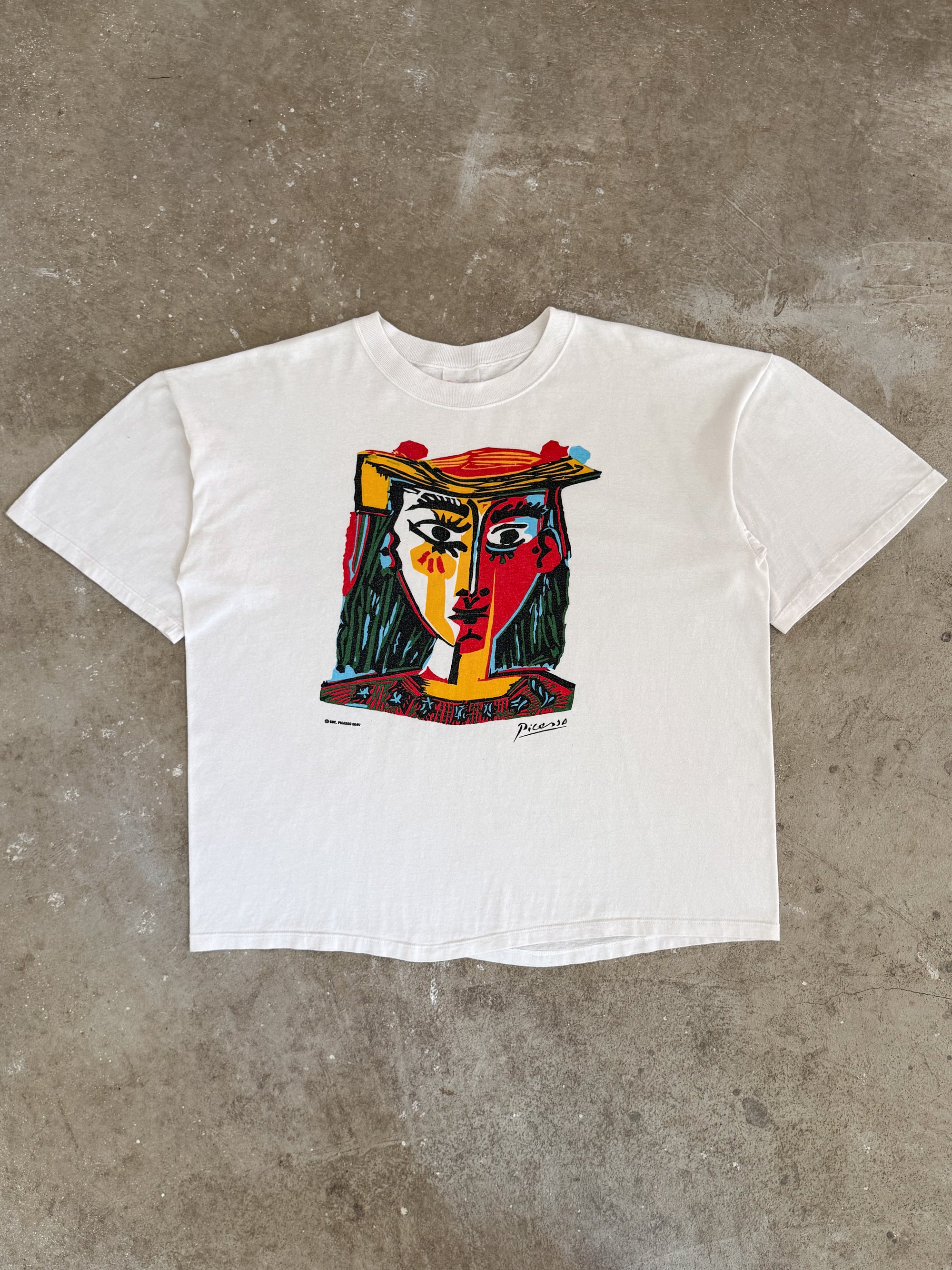 1996/97 Picasso "Portrait of a Woman with a Hat" Tee (XL)