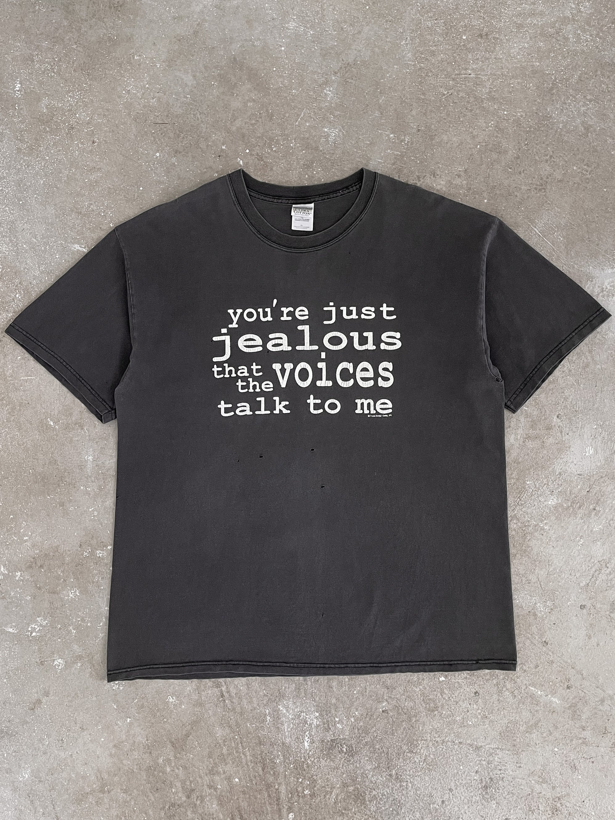 1990s/00s “The Voices Talk To Me” Faded Tee (XL)