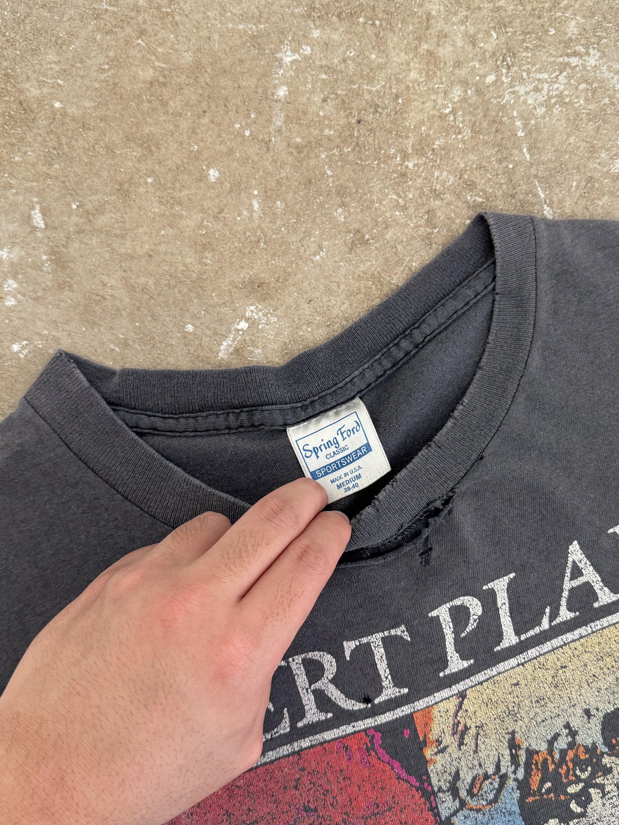 1990 Robert Plant "Manic Nirvana" Faded Tee (S)