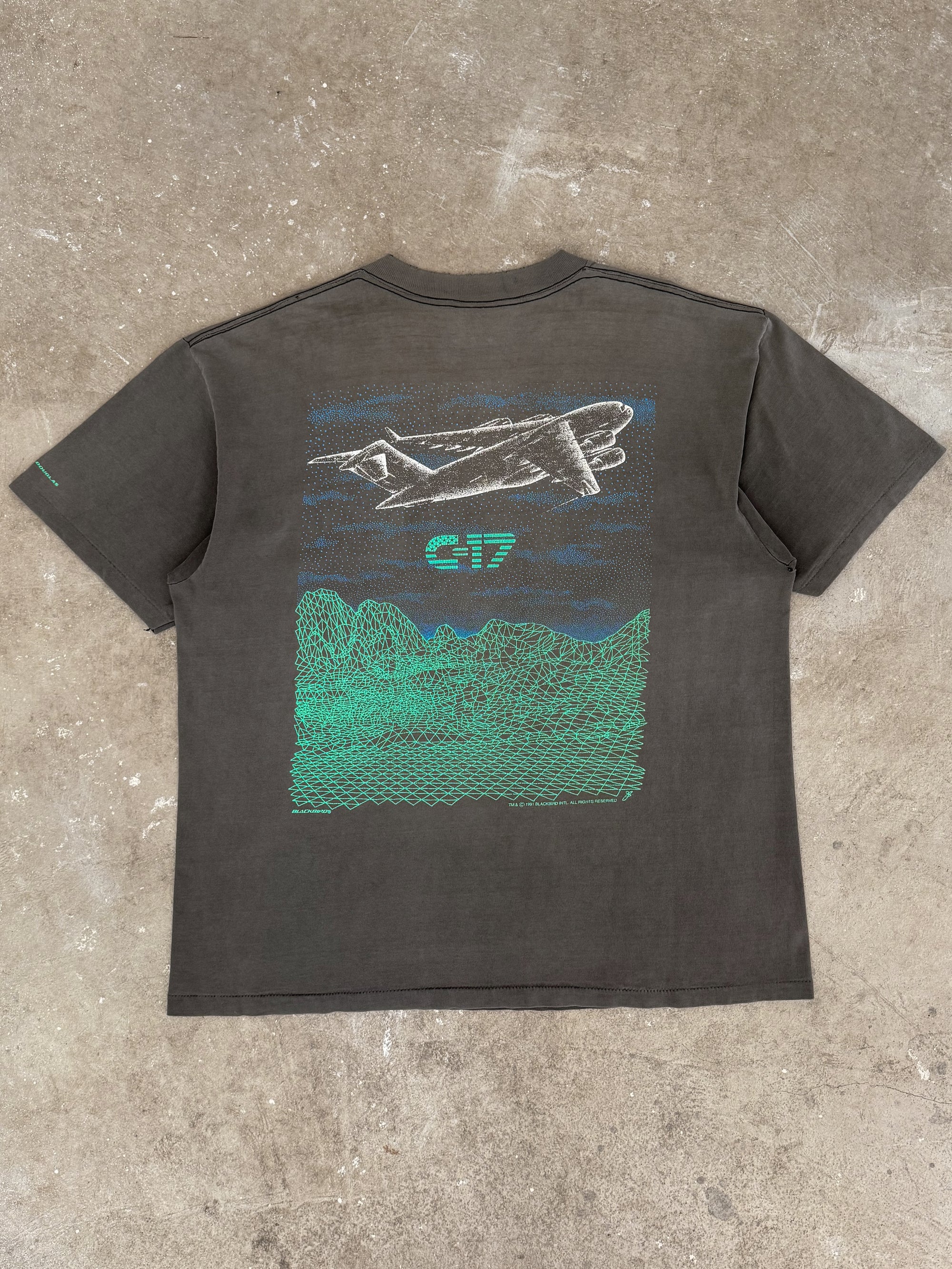 1990s "C-17" Faded Tee (XL)
