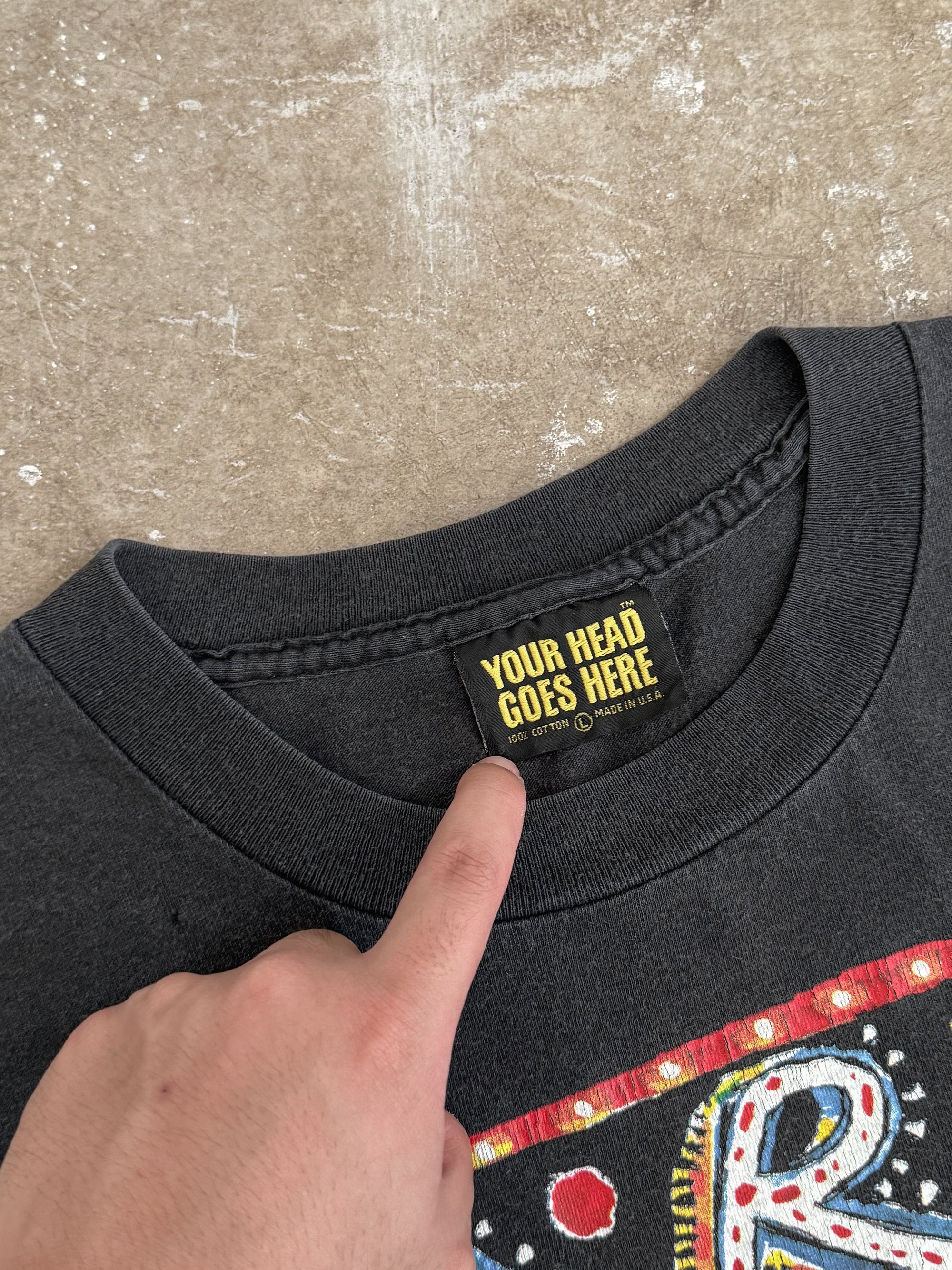 Mid 90s Fred Babb "Break The Rules" Faded Tee (L)