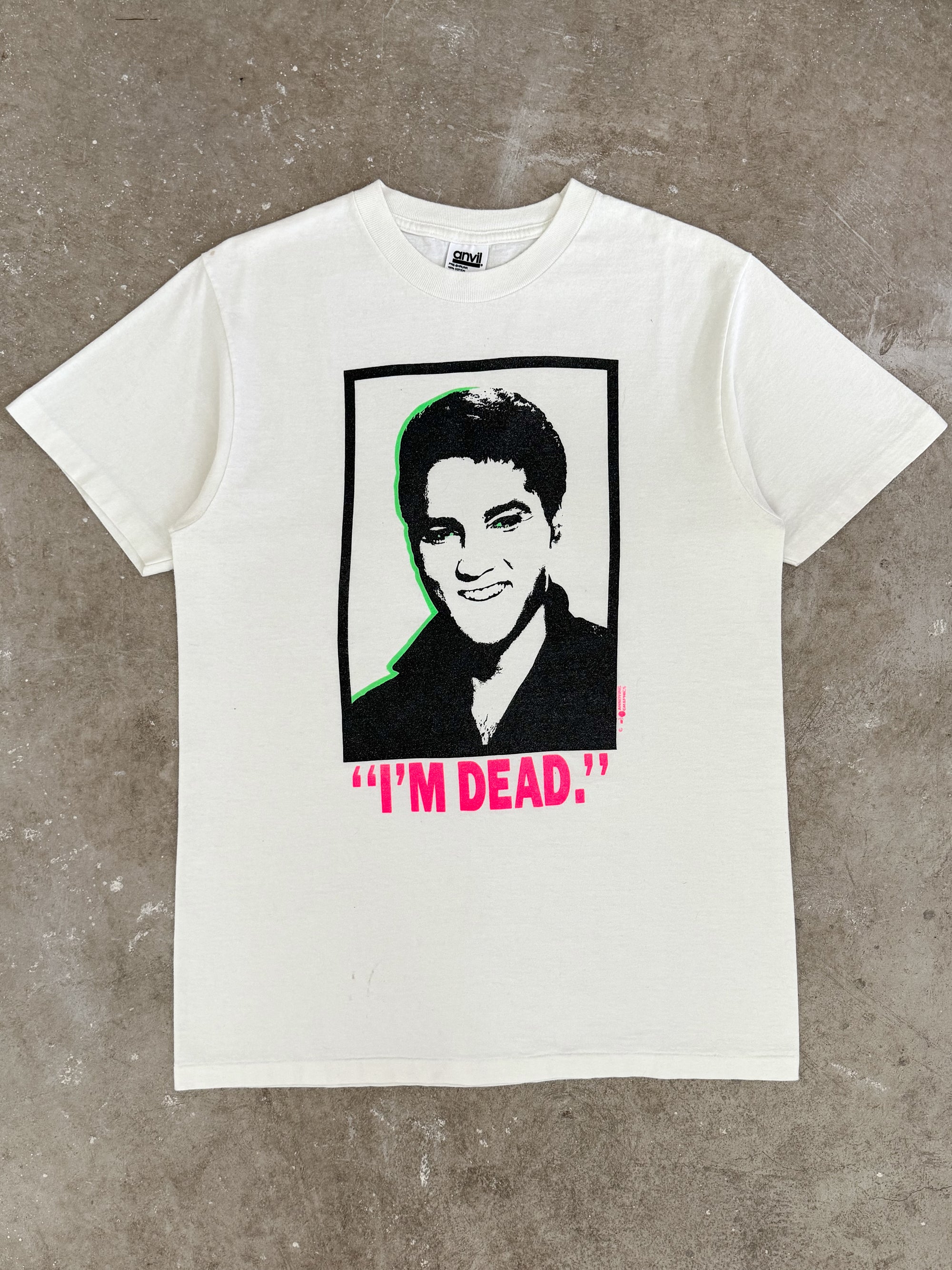 1990s "Elvis I'm Dead" Tee (M)