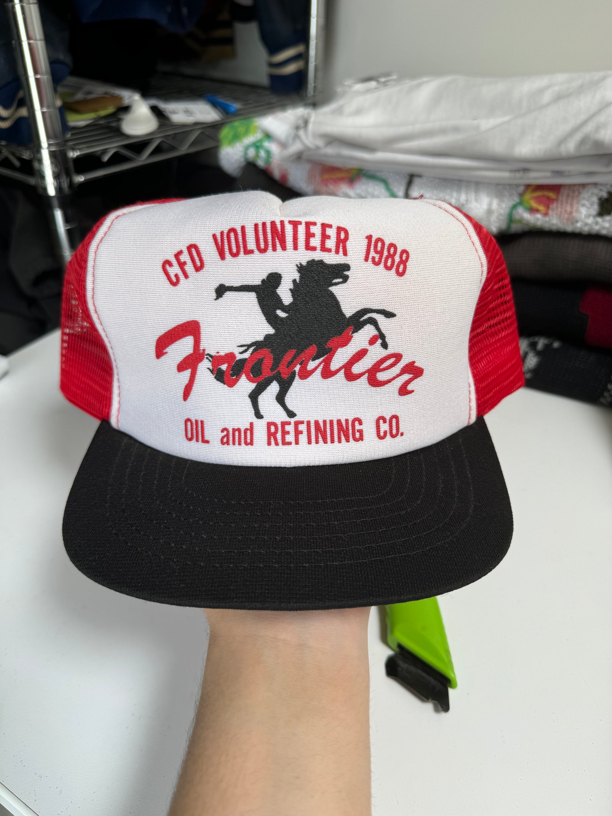 1980s "Frontier Oil" Trucker Hat