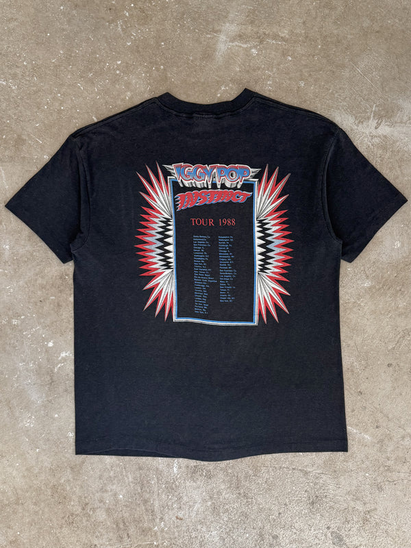 1988 Iggy Pop "Instinct Tour" Tee (L)