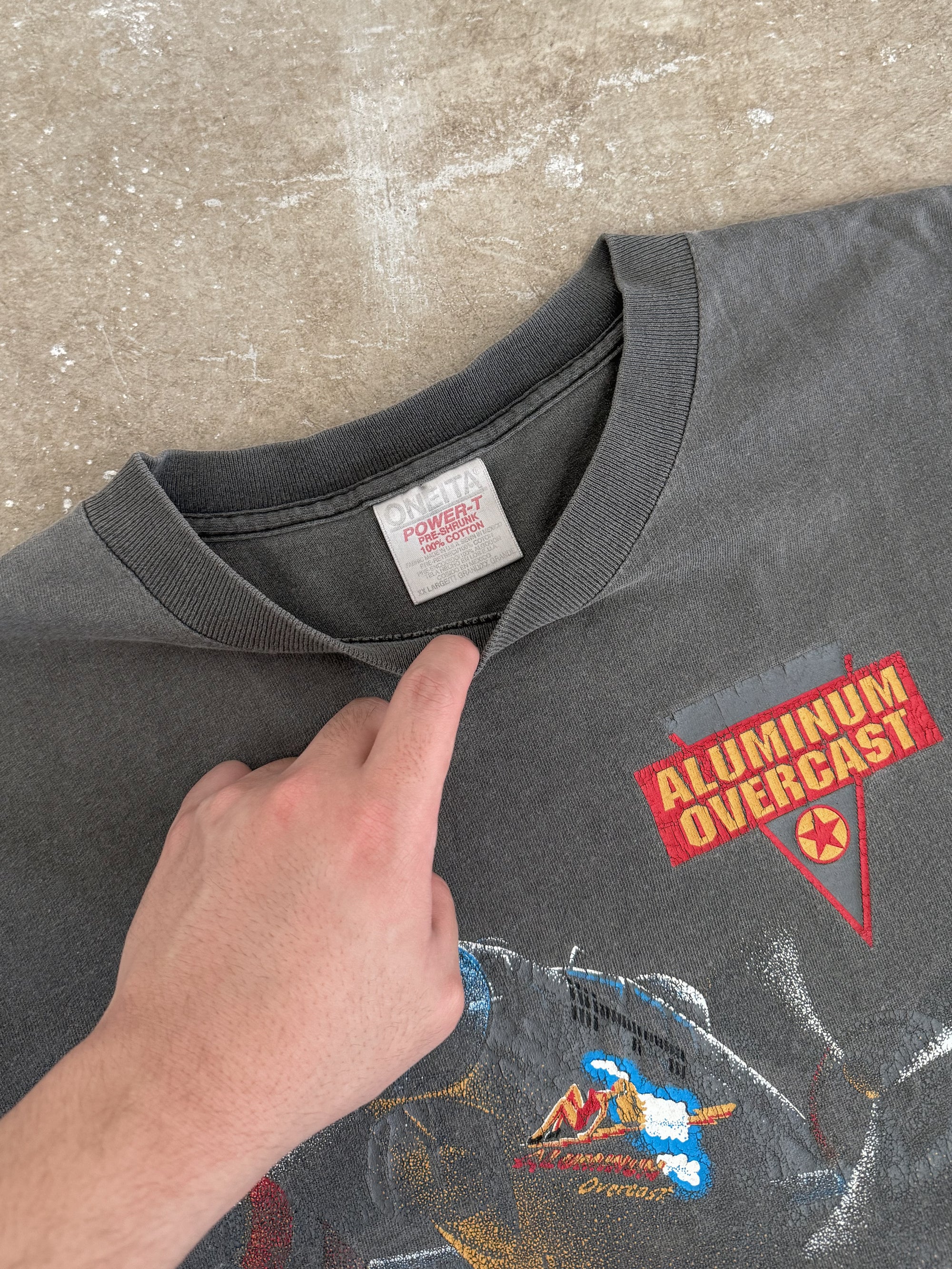 1990s "Aluminum Overcast" Faded Tee (XXL)