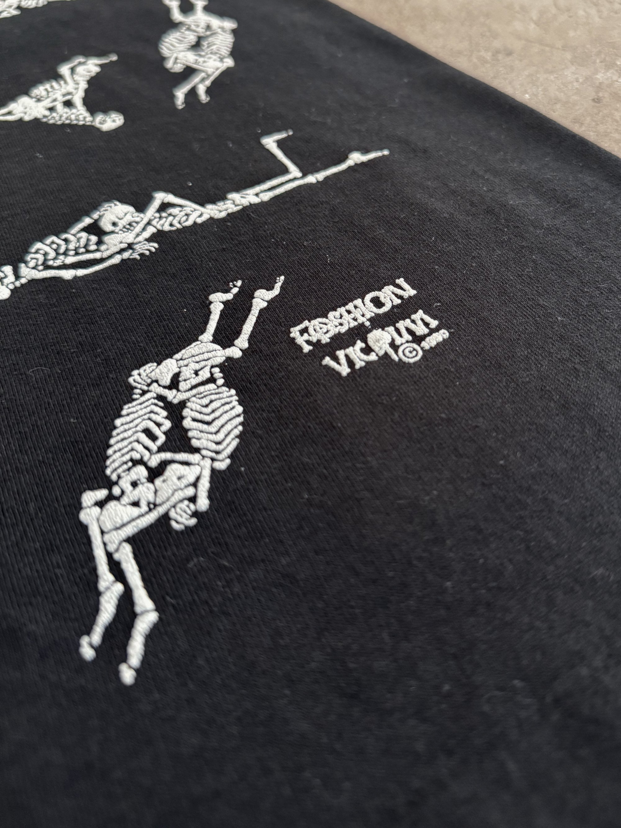 1990s Fashion Victim "Skeleton Sex Positions" Tee (L)