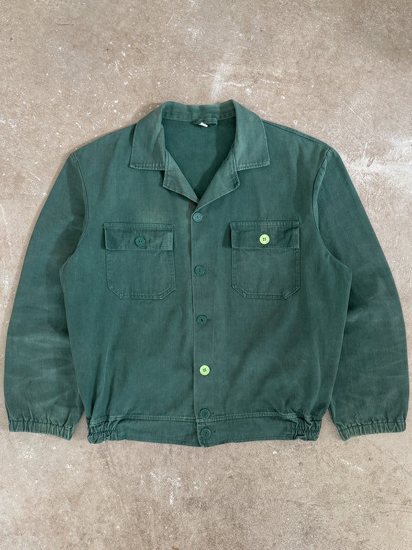 1970s "EC. Pruszków I" Faded Work Jacket (L)