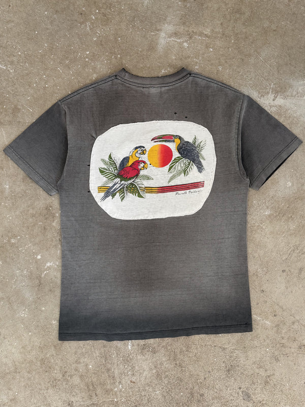 2000s "Puerto Vallarta" Patch Faded Tee (L)