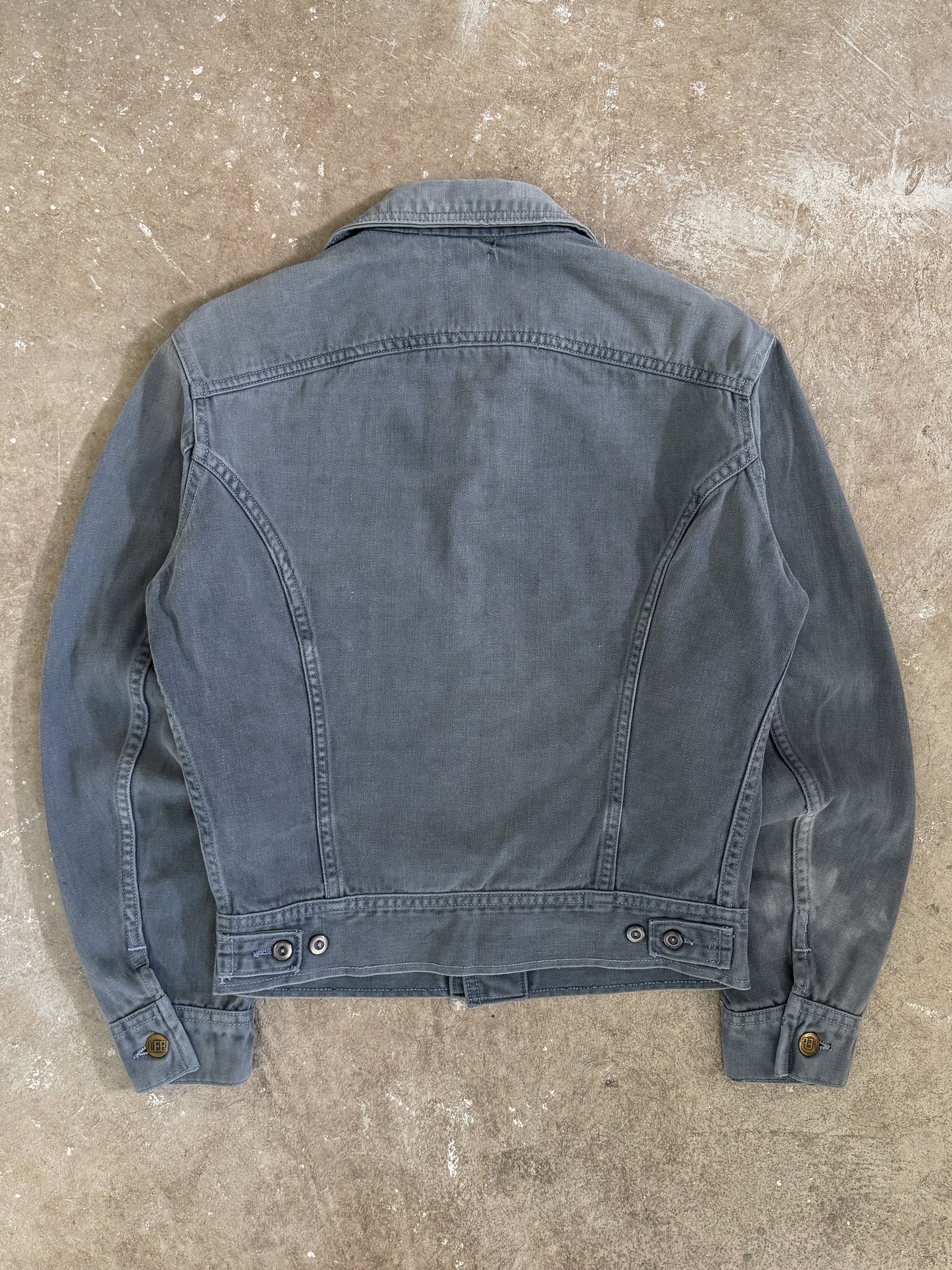 1970s Lee Faded Blue Moleskin Jacket (S)