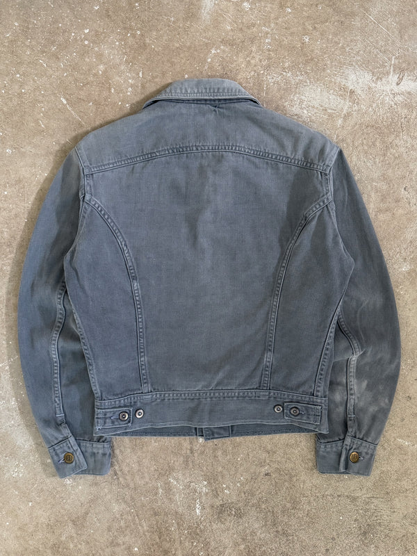 1970s Lee Faded Blue Moleskin Jacket (S)