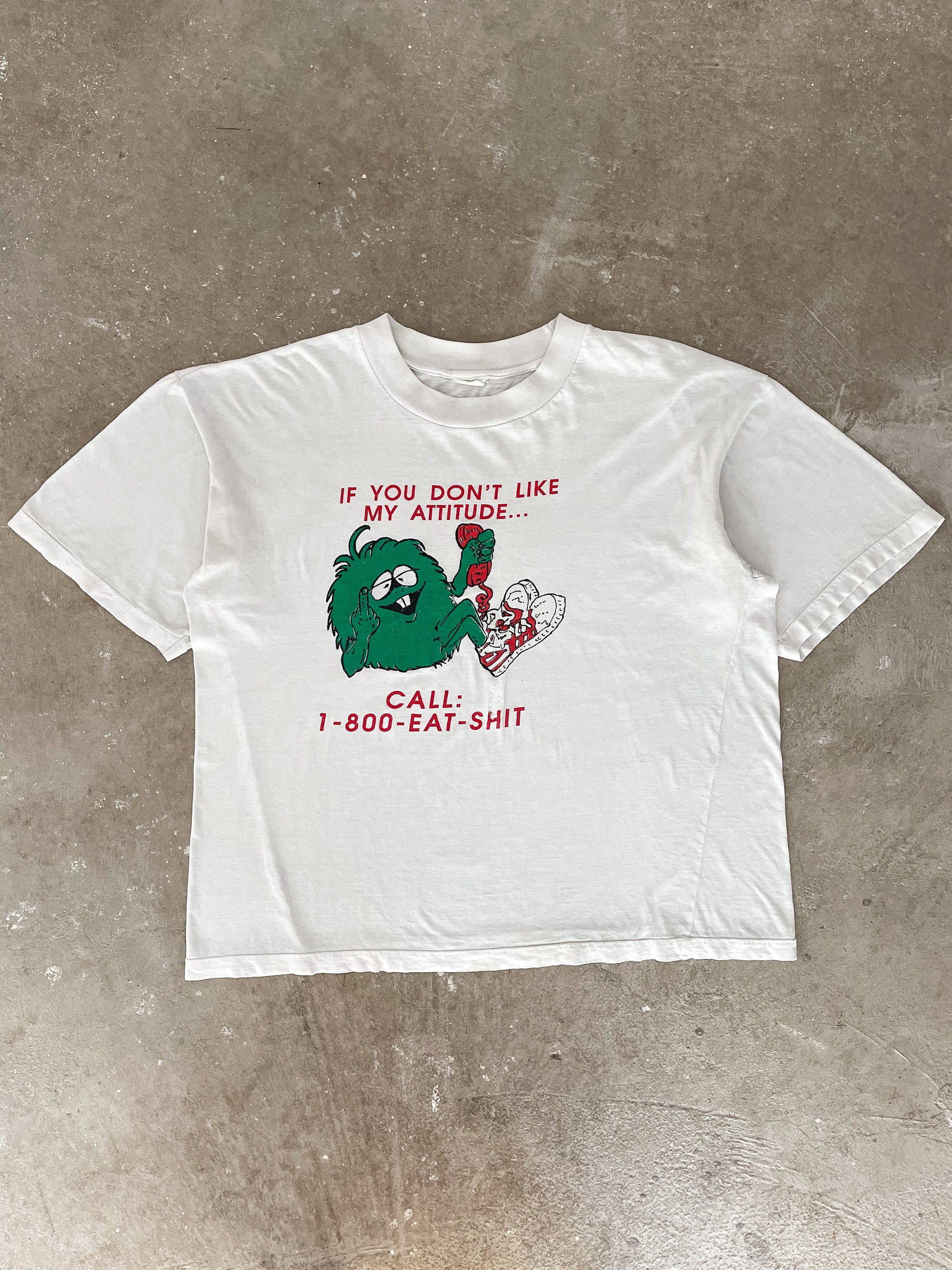 1990s “If You Don’t Like My Attitude…” Single Stitched Tee (L)