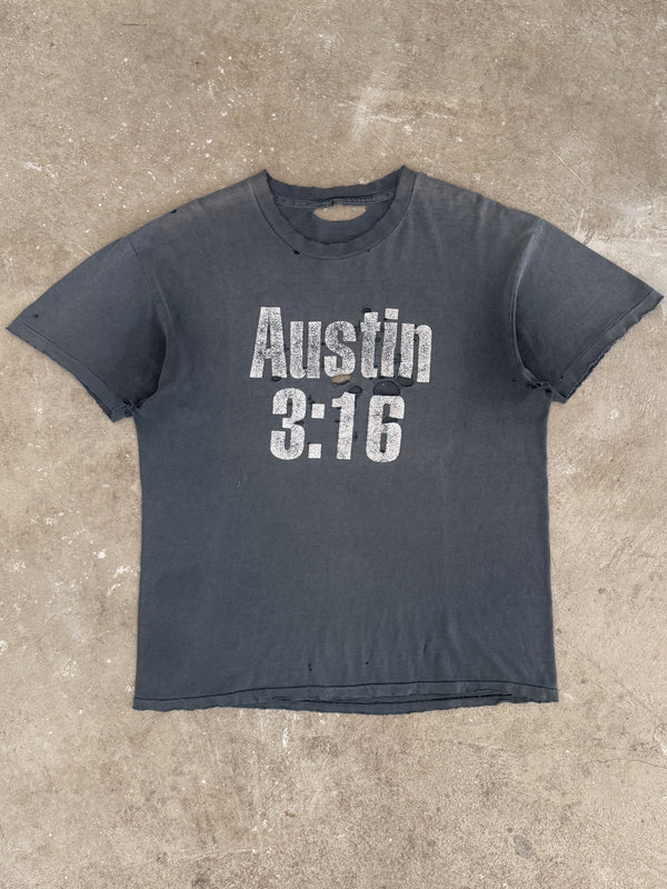 1990s "Stone Cold Steve Austin" Thrashed Tee (L)