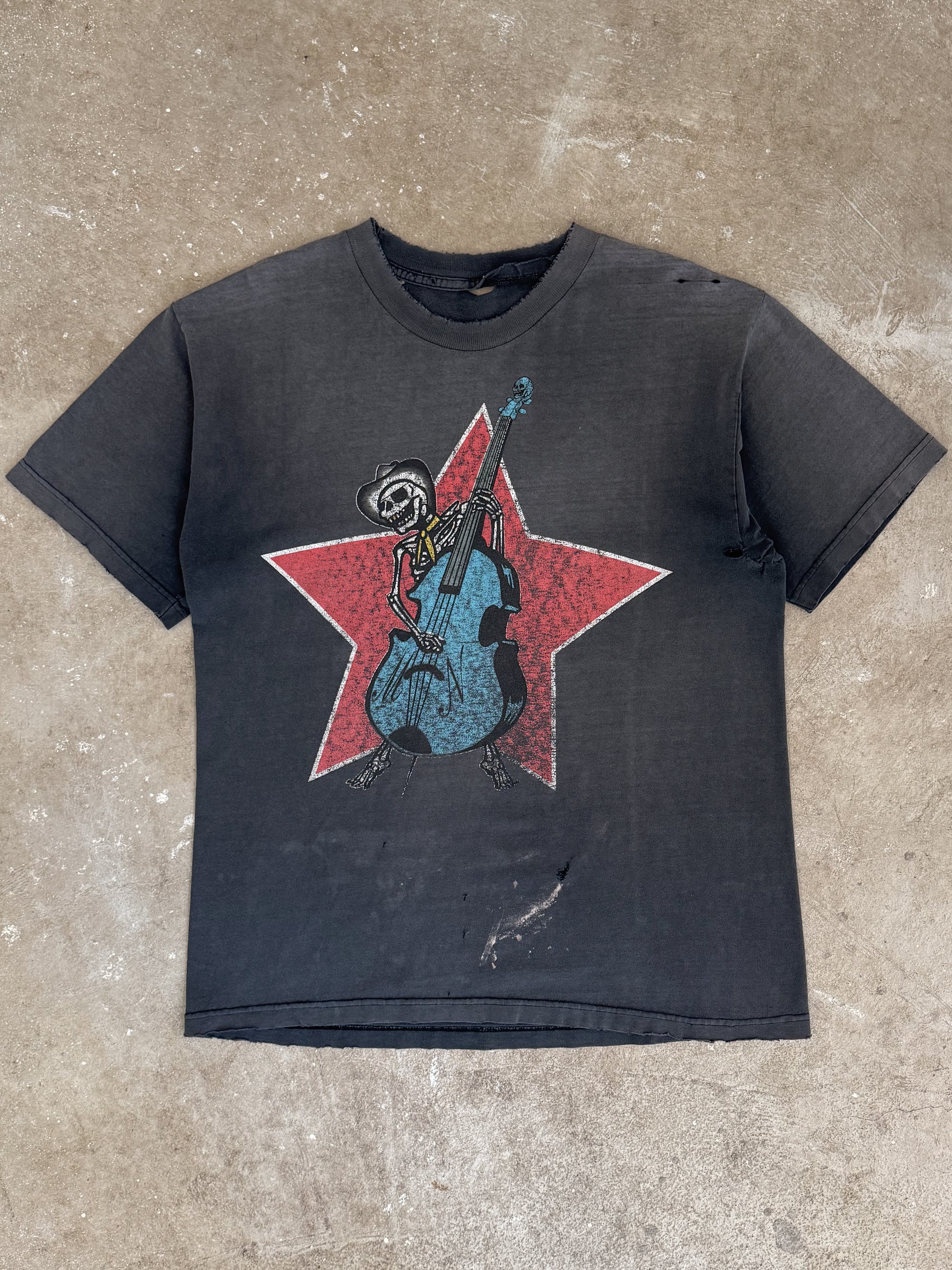 1999 Mike Ness "Cheating At Solitaire" Faded Tee (L)
