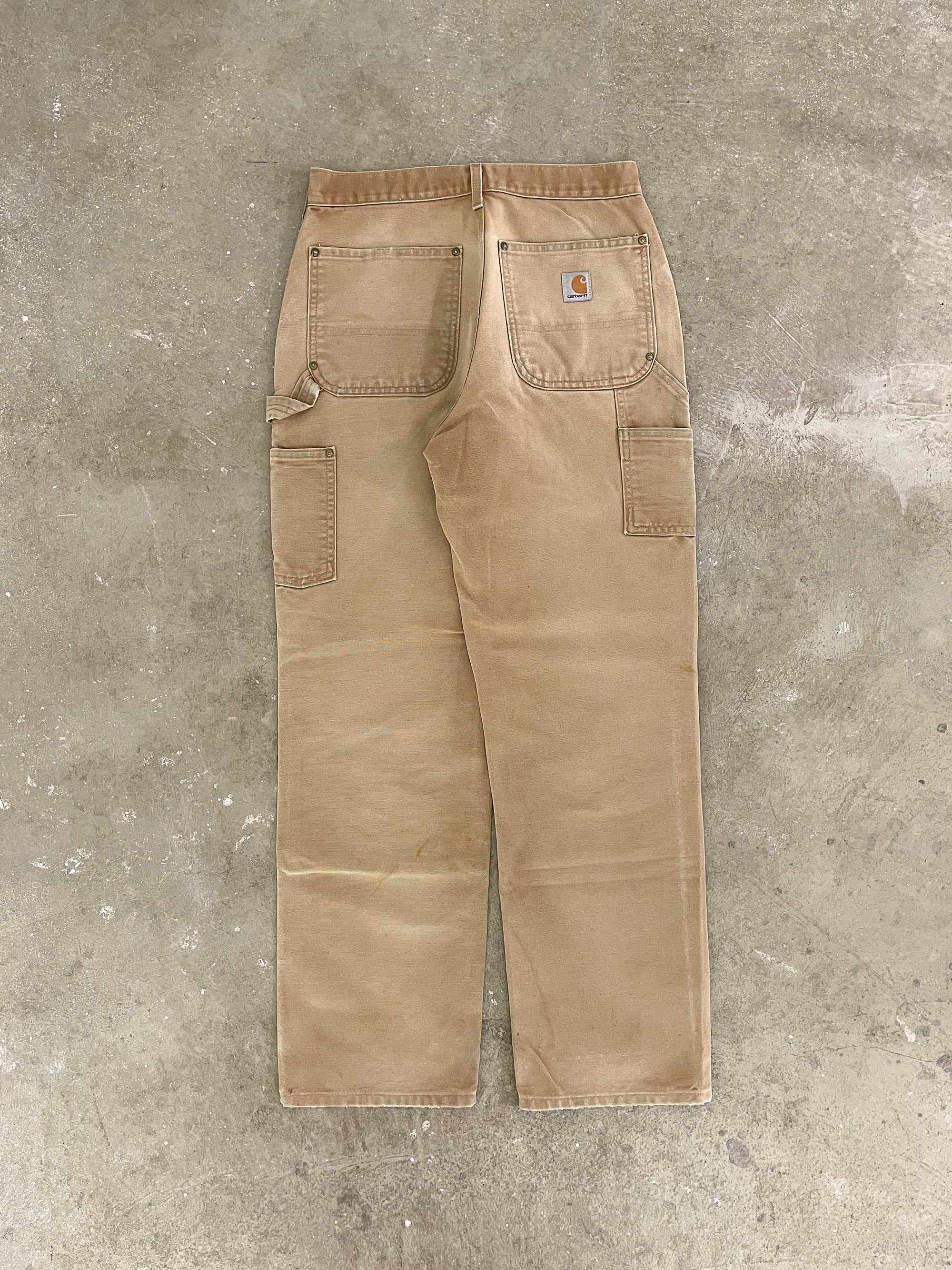 Carhartt B01 Tan Double Knee Work Pants (29X31)