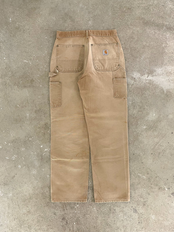 Carhartt B01 Tan Double Knee Work Pants (29X31)