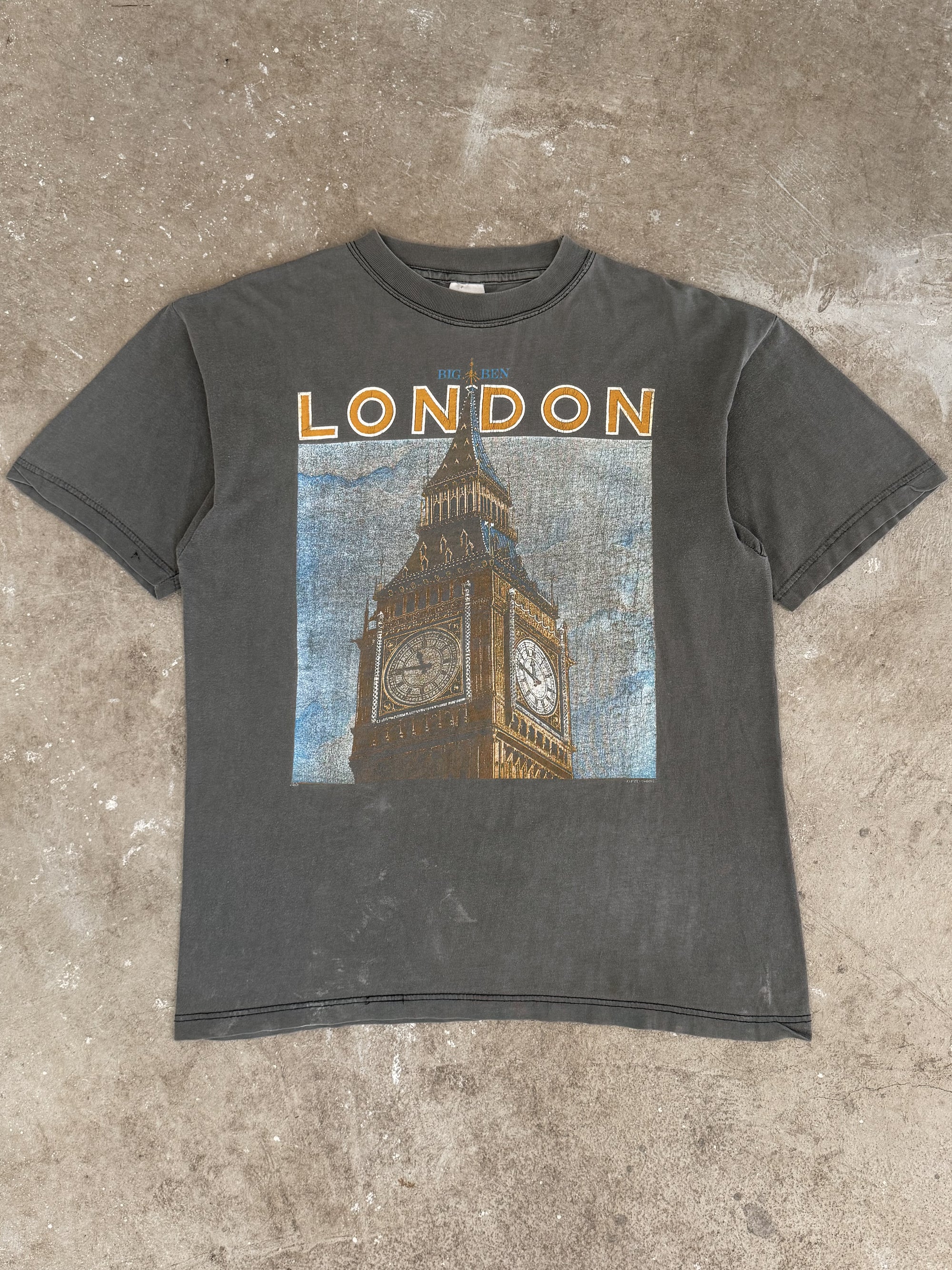 1990s "Big Ben London" Faded Tee (L)