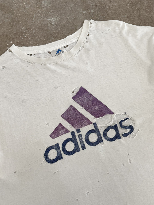 1990s "Adidas" Thrashed Tee (XL)