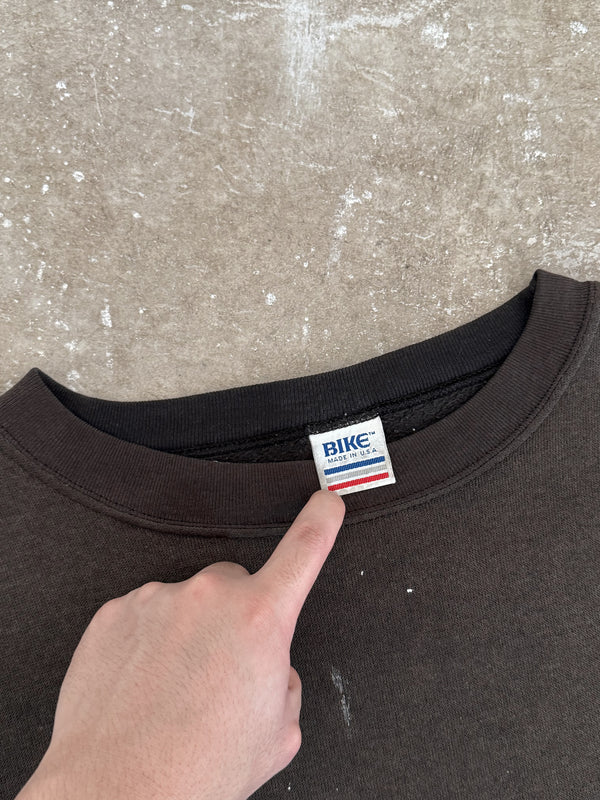 1990s Sun Faded Black Blank Sweatshirt (XL)