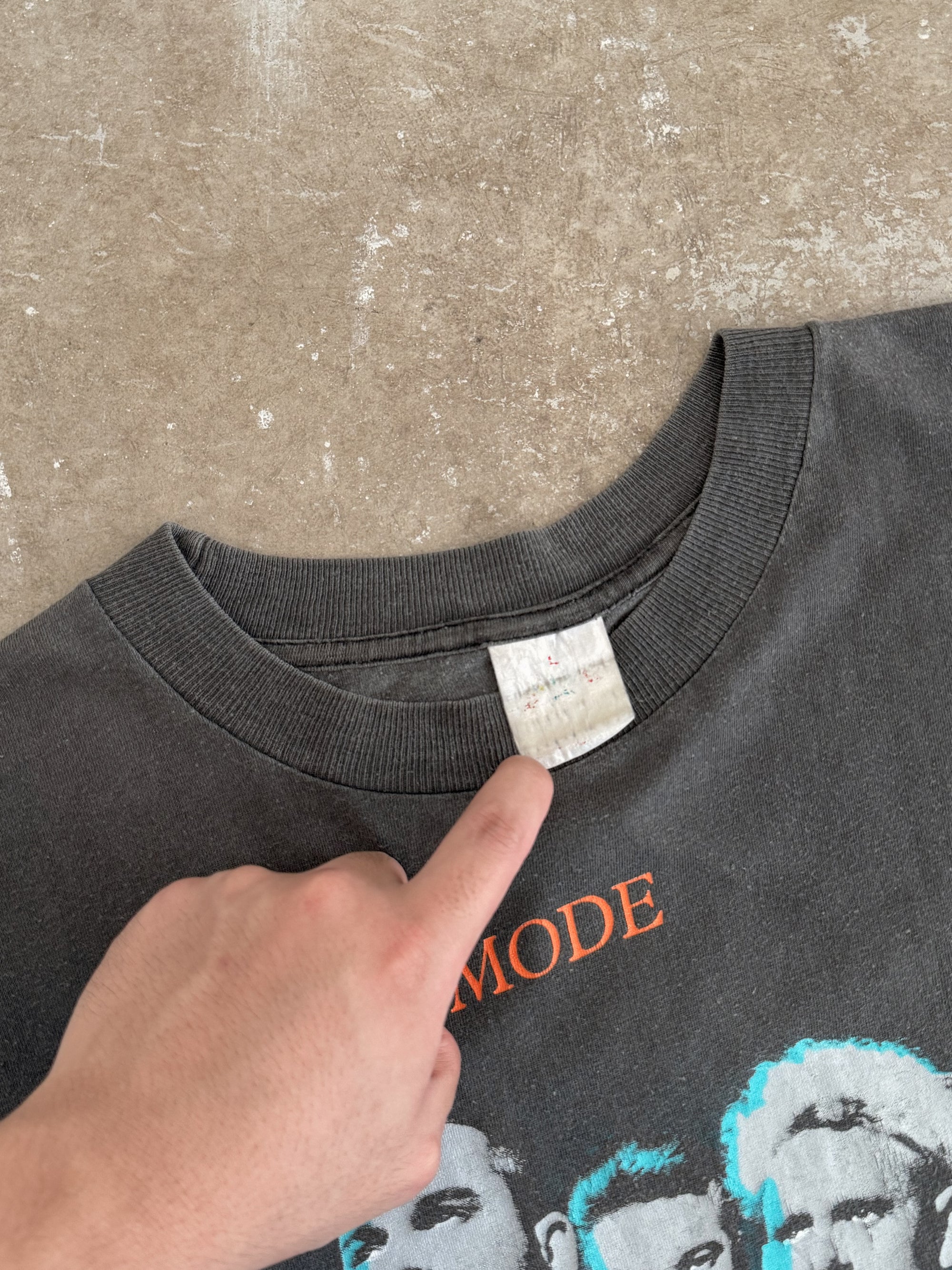 1991 Depeche Mode "Remote Control" Faded Tee (M)