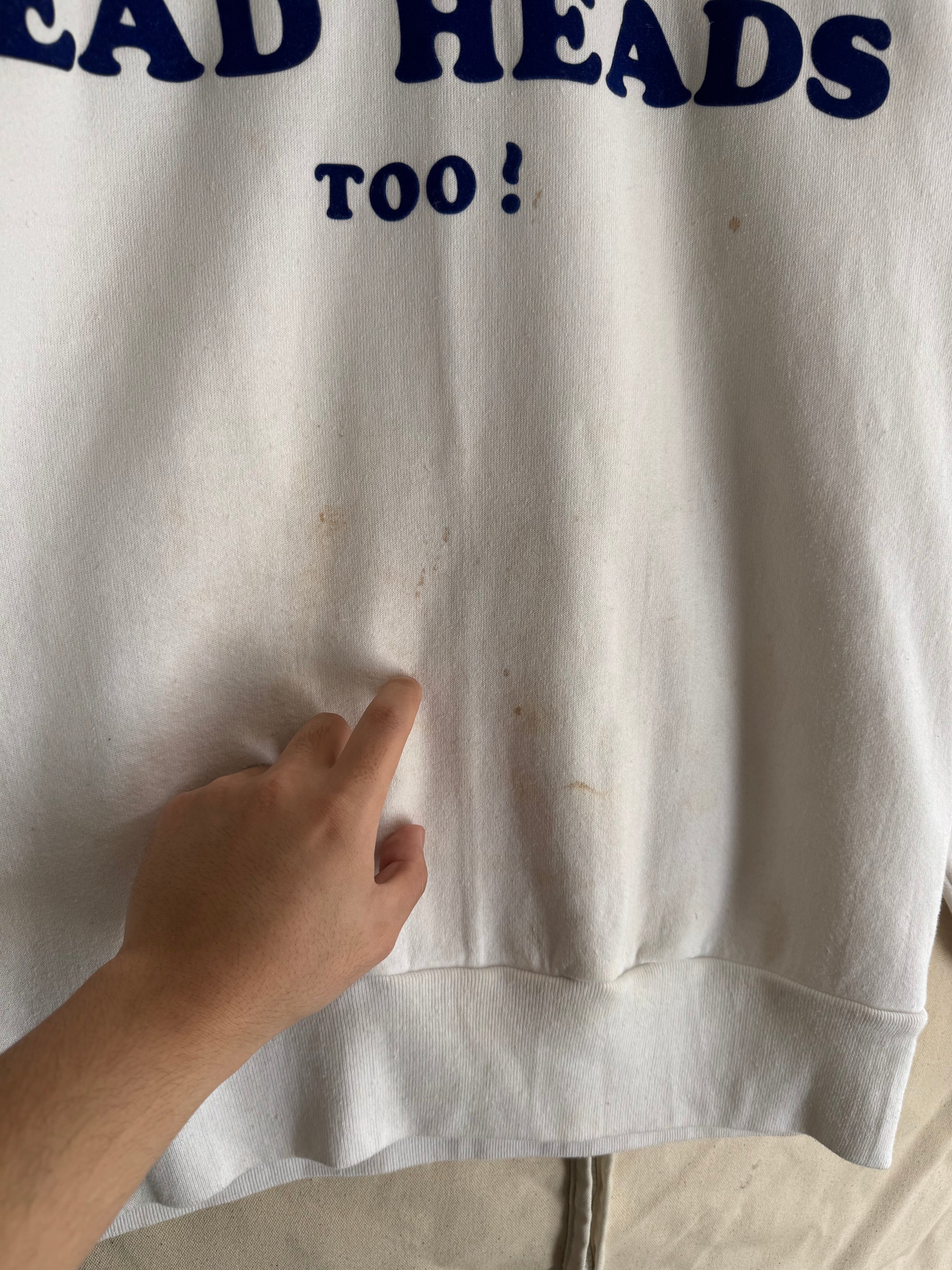 1980s "My Kids Are Dead Heads Too!" Sweatshirt (M)